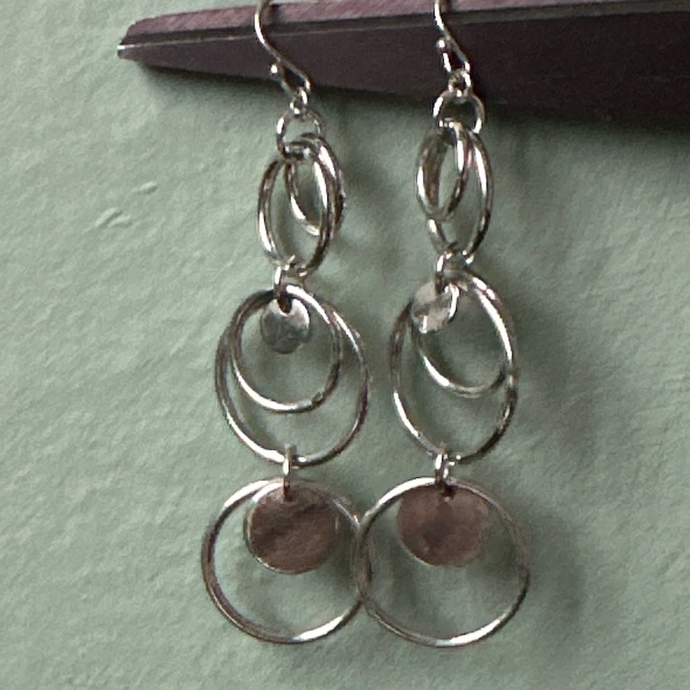 Lia Sophia dangle circle earrings
